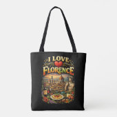 Ich liebe Florenz Tasche (Rückseite)