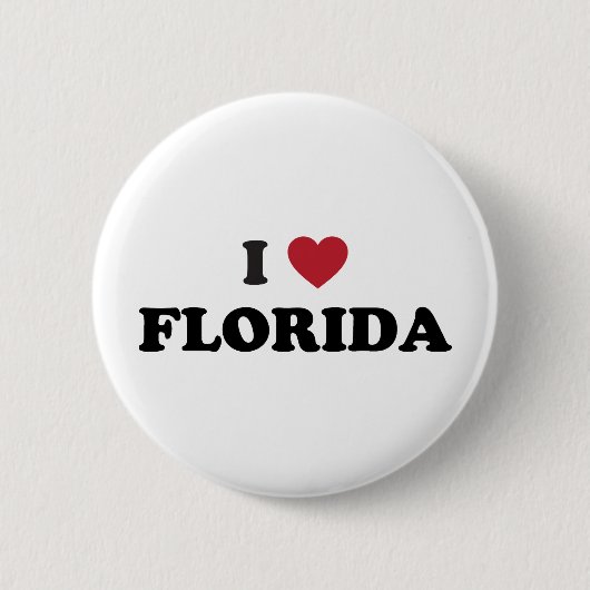 Ich liebe Florida Button (Vorderseite)