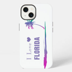 Ich liebe Florida Farbige Lila iPhone 13 Hülle