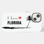 Ich liebe Florida iPhone Hülle (Rückseite (Horizontal))