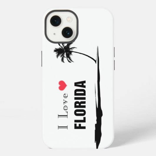 Ich liebe Florida iPhone Hülle (Rückseite)