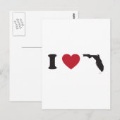Ich liebe Florida Postkarte (Vorne/Hinten)