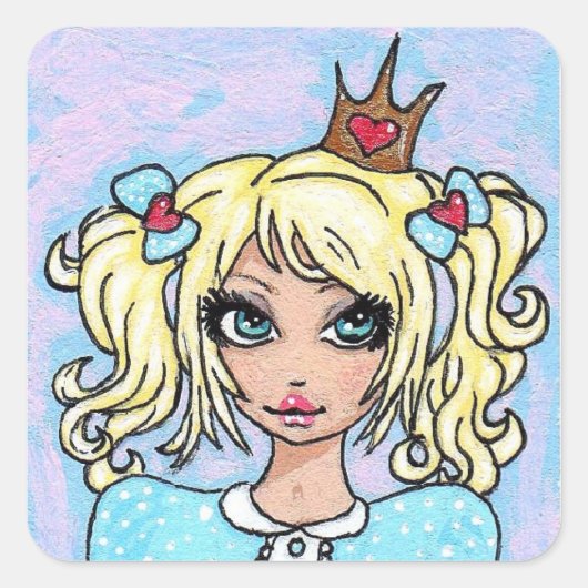 "Ich Liebe Fluffy Bunnies!" Aufkleber (Vorderseite)