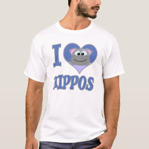 Ich liebe Flusspferde T-Shirt