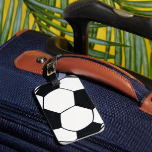 Ich liebe Football (Fußball) Herz des Spiels: Ich  Gepäckanhänger