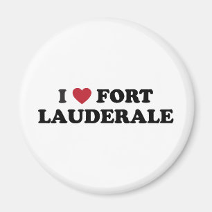Ich liebe Fort Lauderdale Florida Magnet