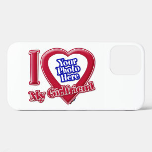 Ich Liebe Foto meiner Freundin Red Heart Case-Mate iPhone Hülle