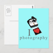 Ich liebe Fotos Postkarte (Vorne/Hinten)