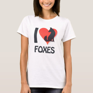 Ich liebe Foxes T-Shirt