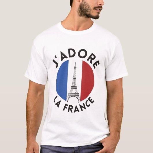 Ich liebe Frankreich T-Shirt (Vorderseite)