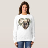 ICH LIEBE FRANZÖSISCH BULLDOGS! EIN FRANZÖSISCHER  SWEATSHIRT (Vorne ganz)