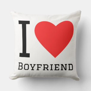 Ich liebe Freund Kissen