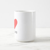Ich liebe Freundin Kaffeetasse (Mittel)