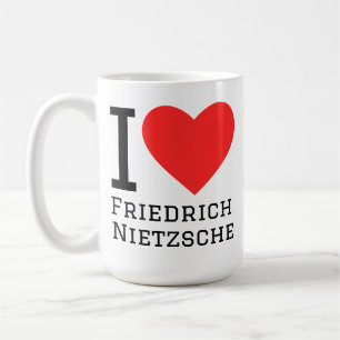Ich liebe Friedrich Nietzsche Kaffeetasse
