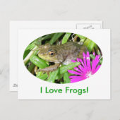 Ich Liebe Frogs! Karten, Shirts und Geschenkartike Postkarte (Vorne/Hinten)