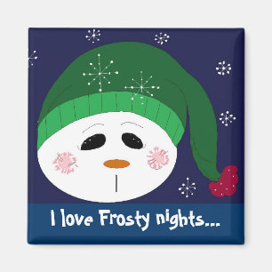 Ich liebe Frostige Nächte Magnet