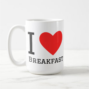 Ich liebe Frühstück Kaffeetasse