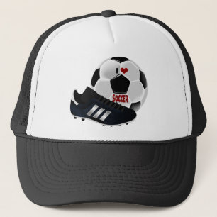 Ich liebe Fußball, Ball und Schuh, Truckerkappe