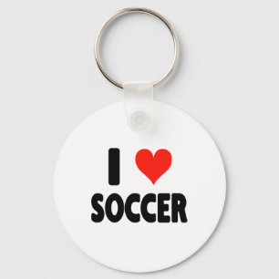 Ich liebe Fußball - Herz Fußball Fußball Feld Spie Schlüsselanhänger