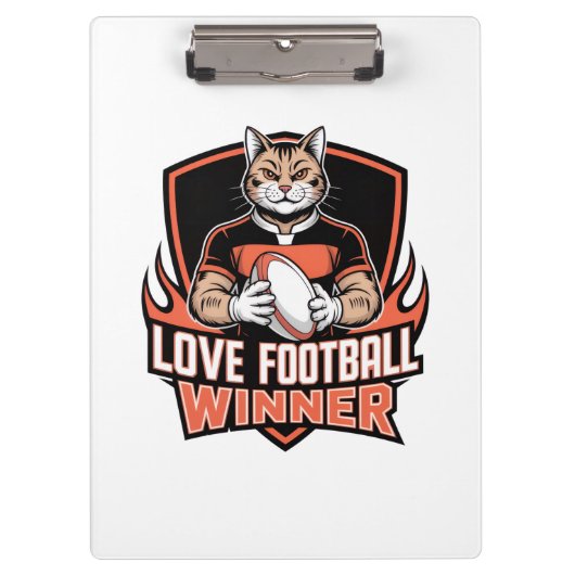 Ich liebe Fußball Klemmbrett (Vorderseite)