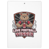 Ich liebe Fußball Klemmbrett (Rückseite)