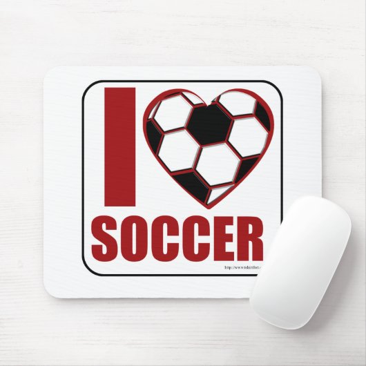 Ich Liebe Fußball! Mousepad (Mit Mouse)