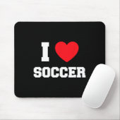 Ich liebe Fußball Mousepad (Mit Mouse)