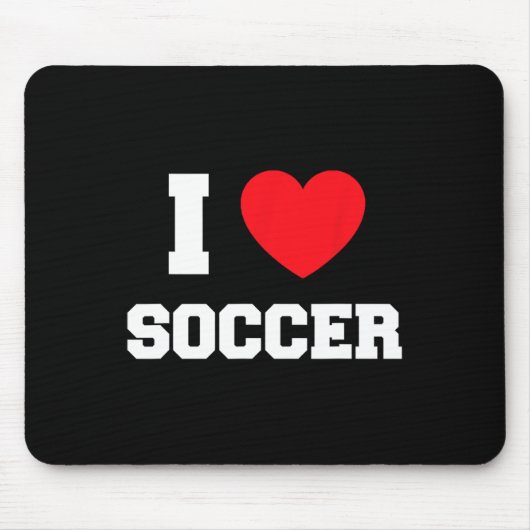 Ich liebe Fußball Mousepad (Vorne)