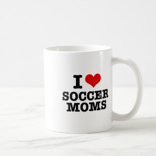 Ich liebe Fußball-Mütter-Herz Kaffeetasse