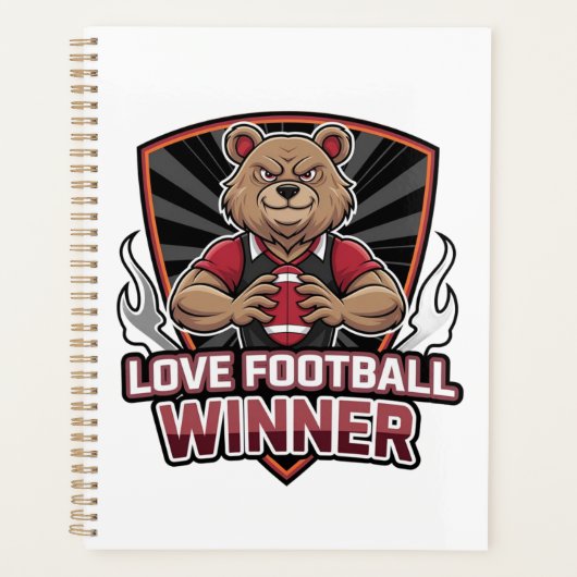 Ich liebe Fußball Planer (Vorderseite)