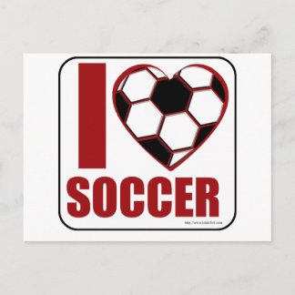 Ich Liebe Fußball! Postkarte