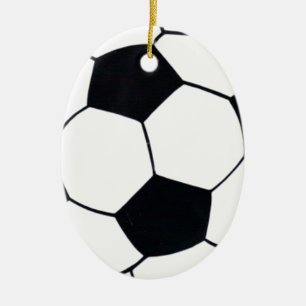 Ich liebe Fußball (Soccer) Herz des Spiels: Ich li Keramikornament