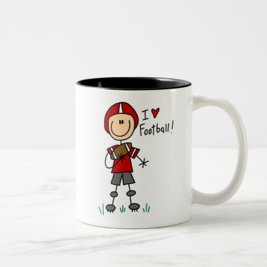 Ich liebe Fußball Tasse (Rechts)