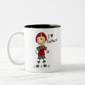Ich liebe Fußball Tasse (Links)