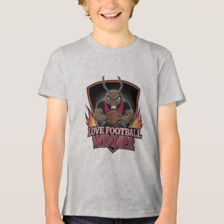 Ich liebe Fußball Tri-Blend Shirt