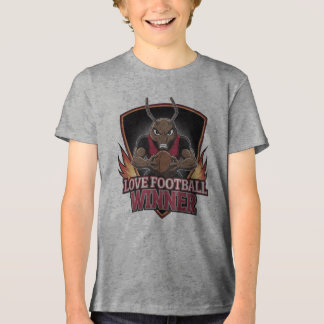 Ich liebe Fußball Tri-Blend Shirt