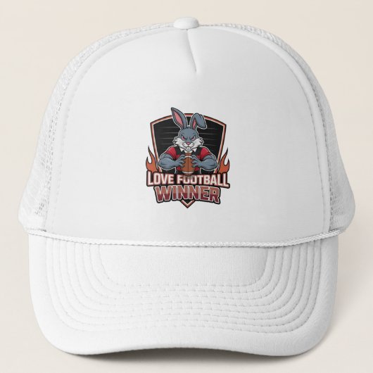 Ich liebe Fußball Truckerkappe (Vorderseite)