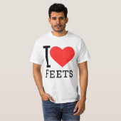 Ich liebe Füße T-Shirt (Vorne ganz)