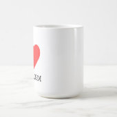 Ich liebe Futurismus Kaffeetasse (Mittel)