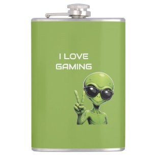Ich liebe Gaming Flachmann