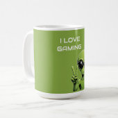 Ich liebe Gaming Kaffeetasse (Vorderseite Links)