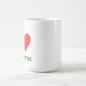Ich liebe Gartenarbeit Kaffeetasse (Mittel)