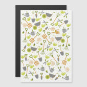 Ich Liebe Gartenarbeit. Magnetkarte (Vorne/Hinten)