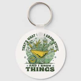 Ich Liebe Gärtnern mit dem lustigen Gärtner Roller Schlüsselanhänger