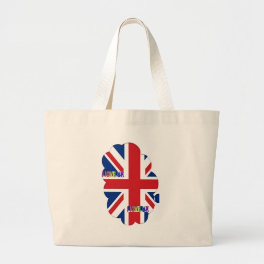ICH LIEBE GB JUMBO STOFFBEUTEL (Vorne)