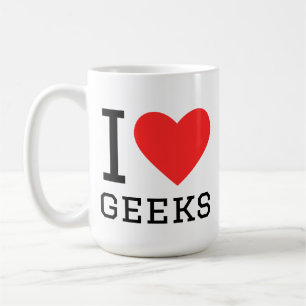 Ich liebe Geeks Kaffeetasse