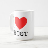 Ich liebe Geister Kaffeetasse (Vorderseite Links)