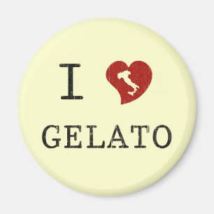 Ich liebe Gelato Magnet