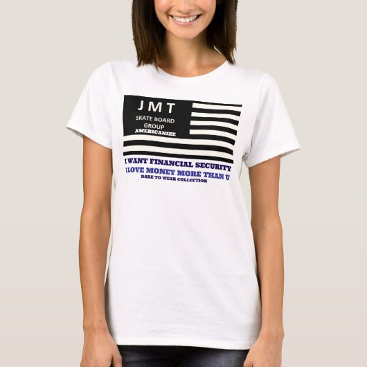 ICH LIEBE GELD Damen Basic T-Shirt (Vorderseite)