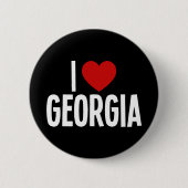 Ich liebe Georgia • Ich ♥ Georgia Runde Knöpfe Button (Vorderseite)